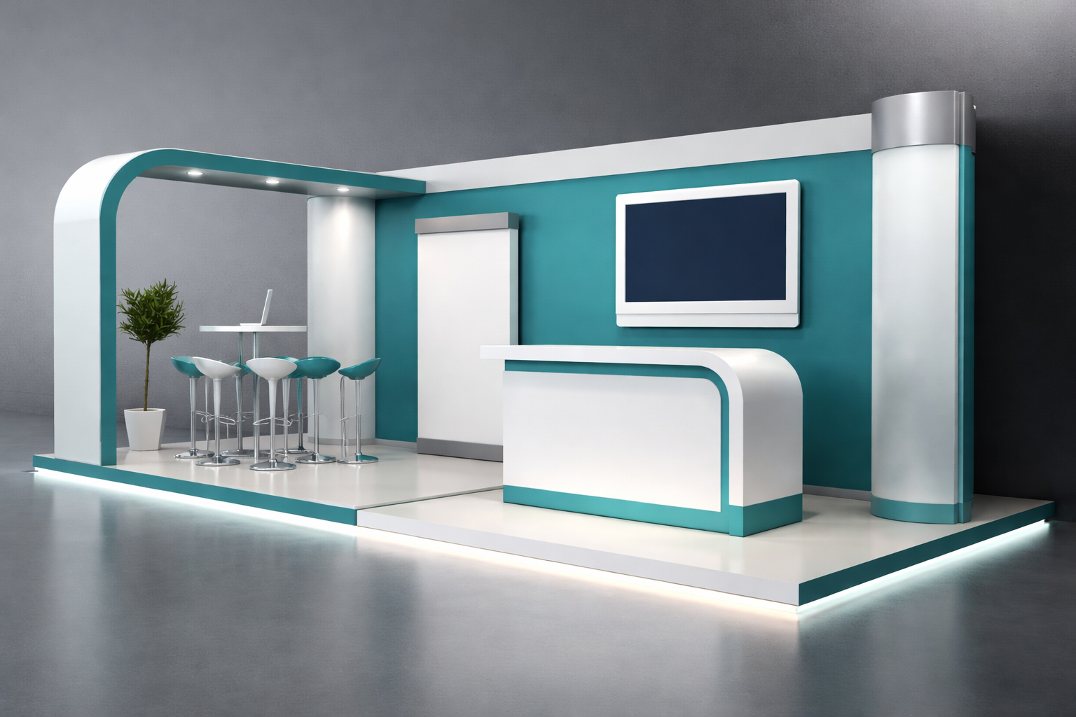 インド展示会ブース　のデザイン装飾・企画